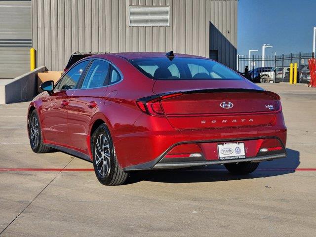 2023 Hyundai Sonata Hybrid Blue 4