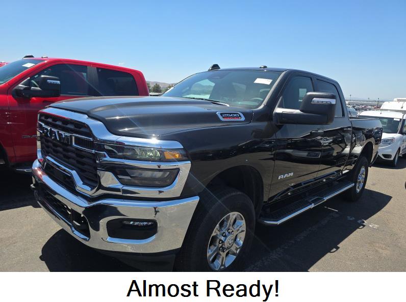 Diamond Black Crystal Pearlcoat 2026 RAM 2500 Big Horn Crew Cab 4WD Pickup Truck Four-Wheel Drive 8-Speed Automatic