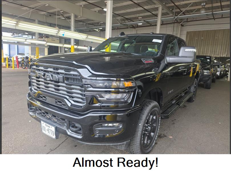 Diamond Black Crystal Pearlcoat 2025 RAM 2500 Pickup Truck Four-Wheel Drive 8-Speed Automatic