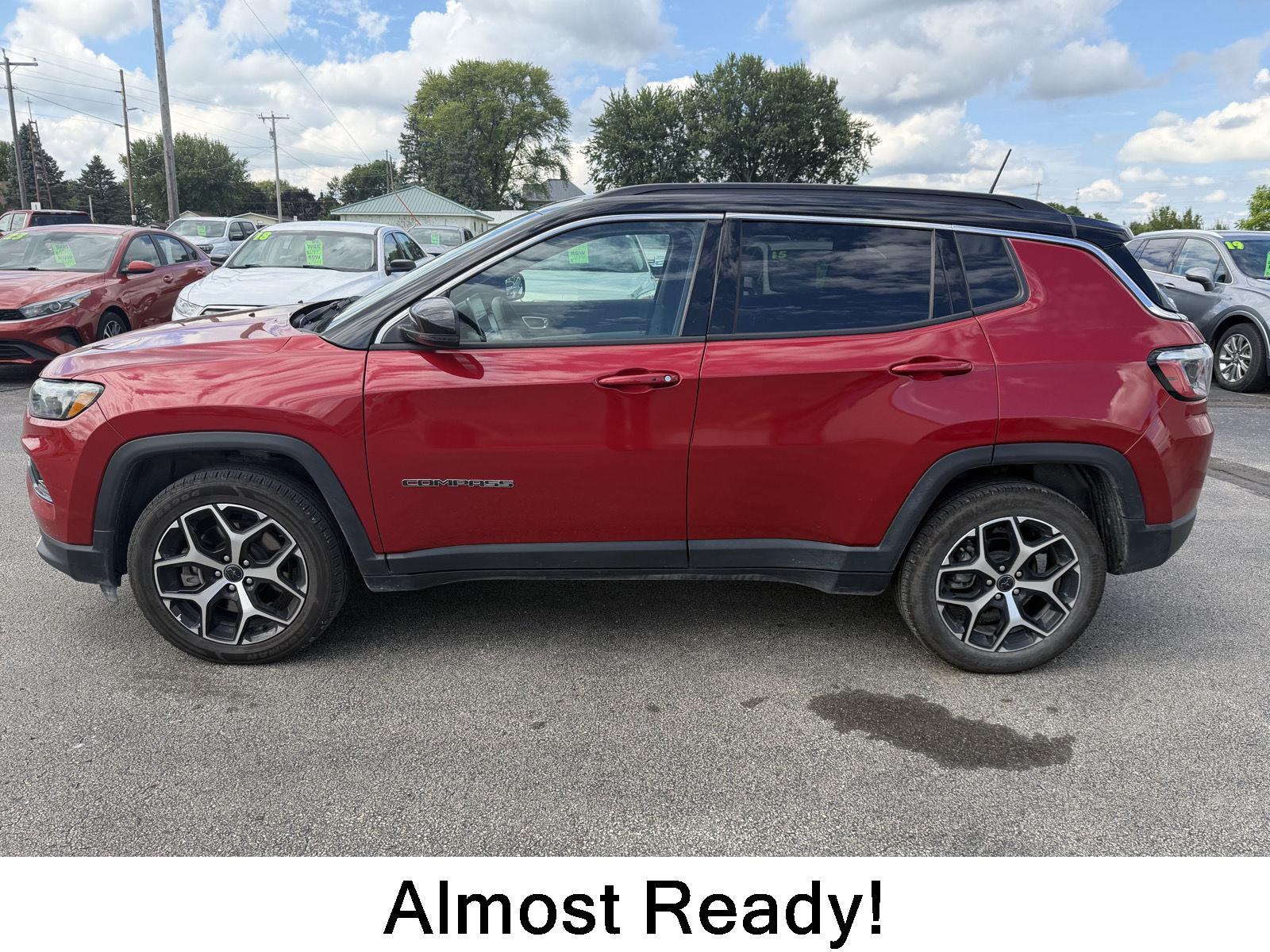 Red Hot Pearlcoat 2025 Jeep Compass SUV / Crossover Four-Wheel Drive 8-Speed Automatic