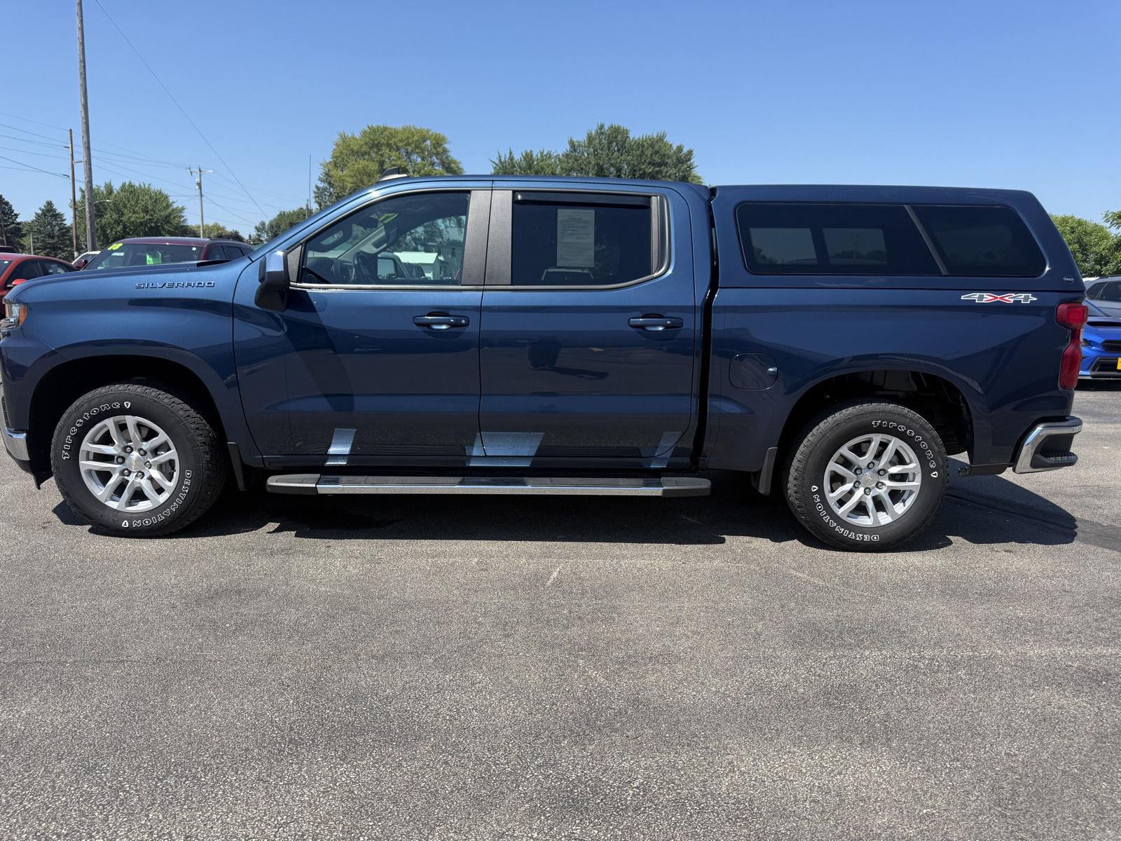 Northsky Blue Metallic 2019 Chevrolet Silverado 1500 Pickup Truck Four-Wheel Drive 8-Speed Automatic