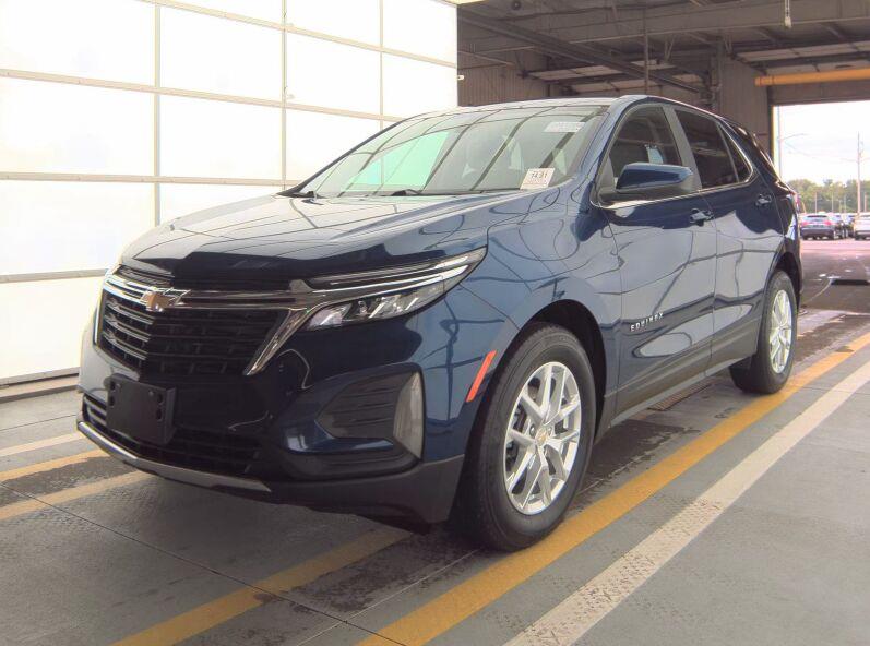 Blue Glow Metallic 2022 Chevrolet Equinox SUV / Crossover Four-Wheel Drive 6-Speed Automatic Overdrive