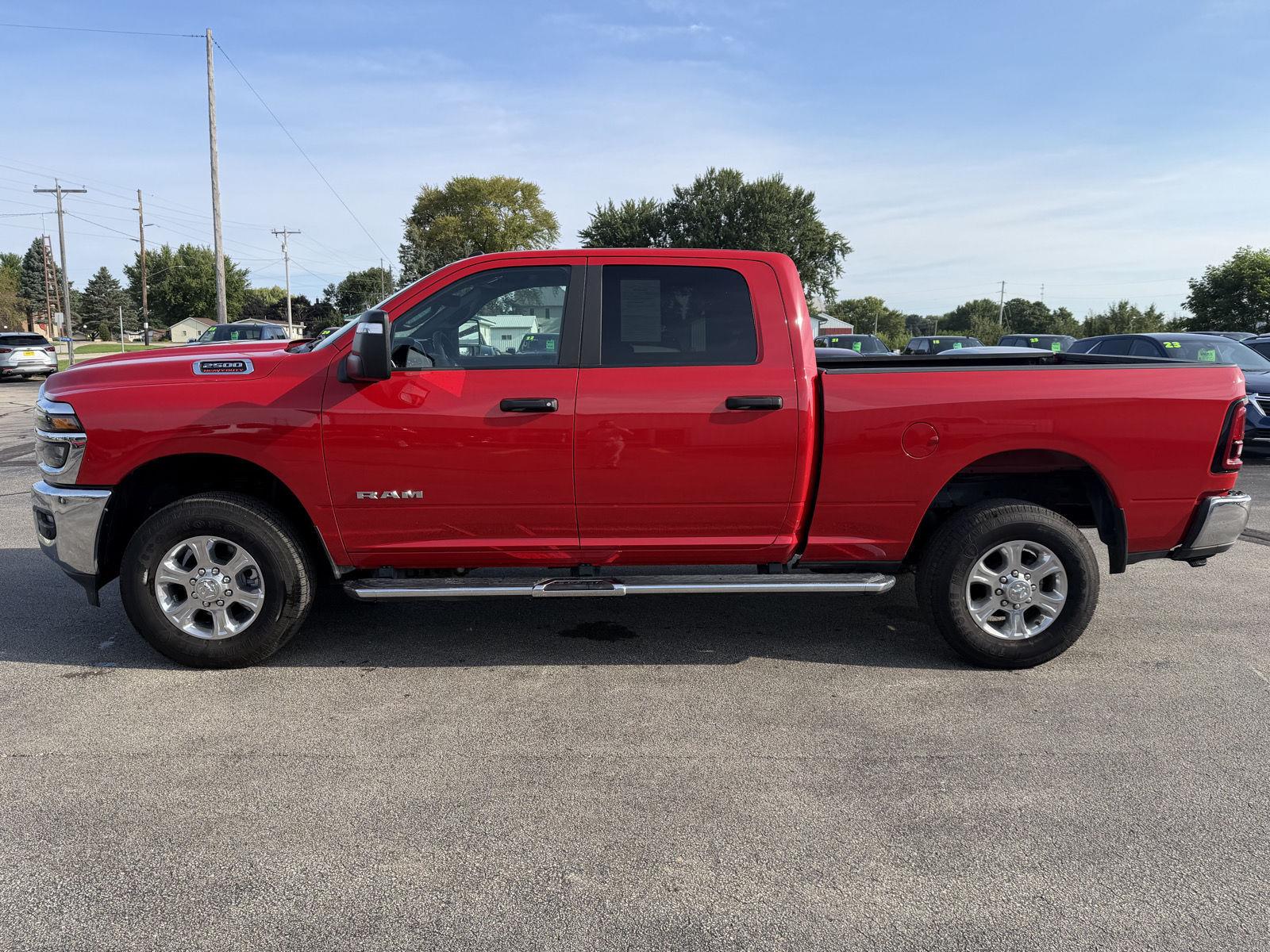 Flame Red Clearcoat 2026 RAM 2500 Pickup Truck Four-Wheel Drive 8-Speed Automatic