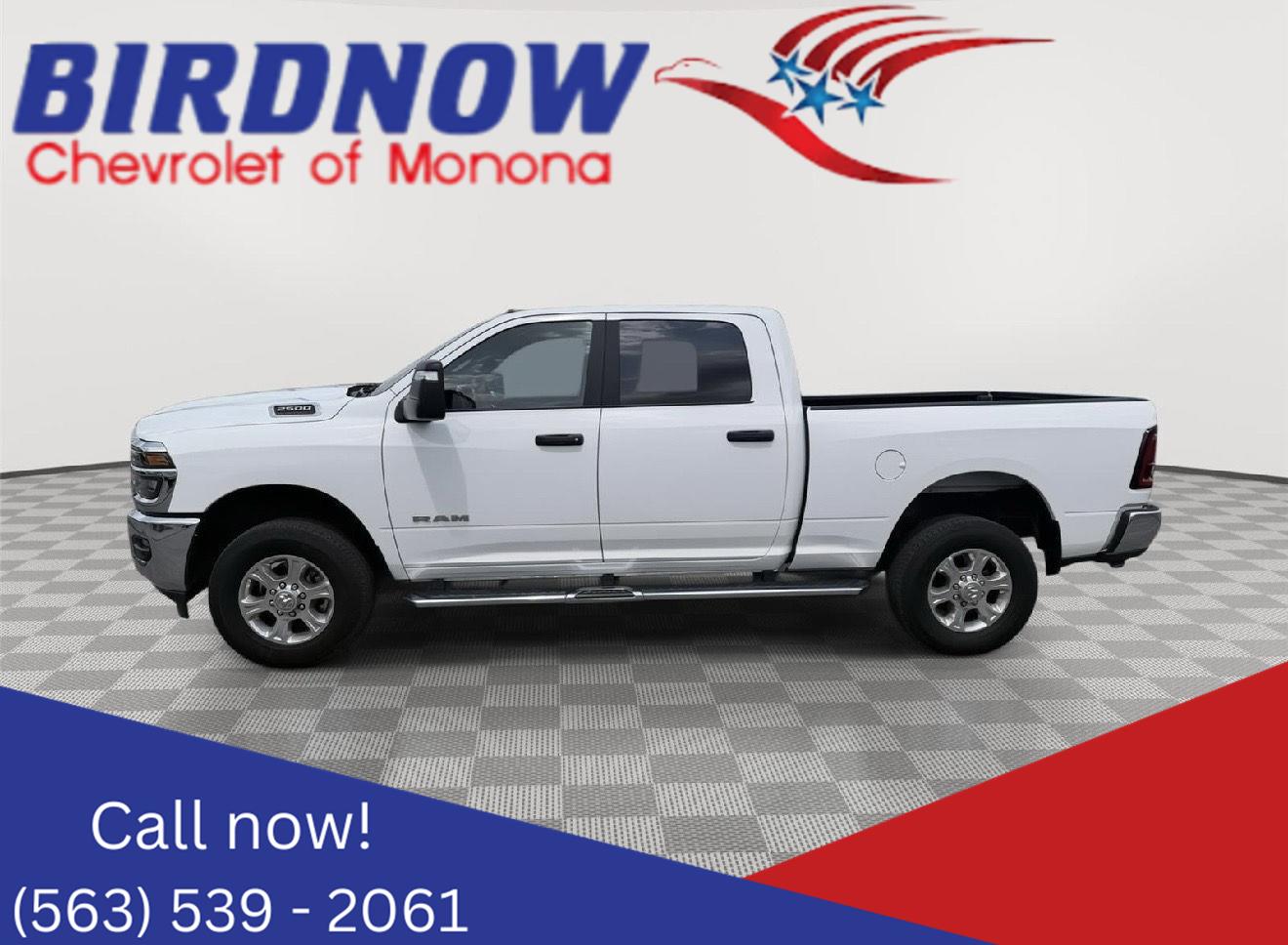 Bright White Clearcoat 2026 RAM 2500 Pickup Truck Four-Wheel Drive 8-Speed Automatic