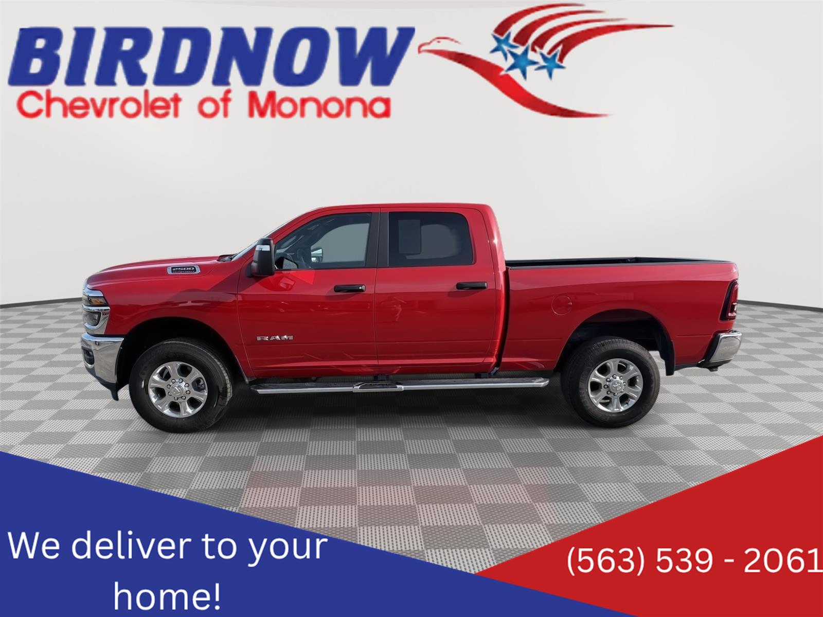 Flame Red Clearcoat 2026 RAM 2500 Pickup Truck Four-Wheel Drive 8-Speed Automatic