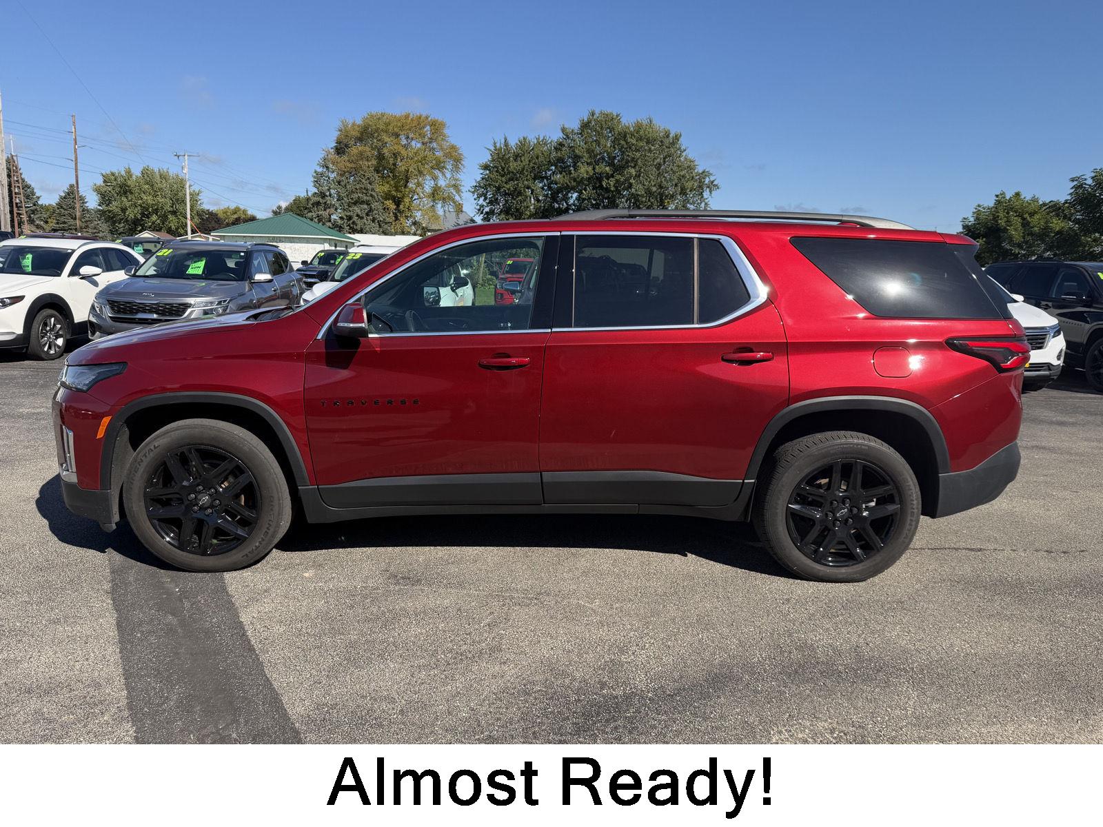 Radiant Red Tintcoat 2023 Chevrolet Traverse SUV / Crossover Four-Wheel Drive 9-Speed Automatic
