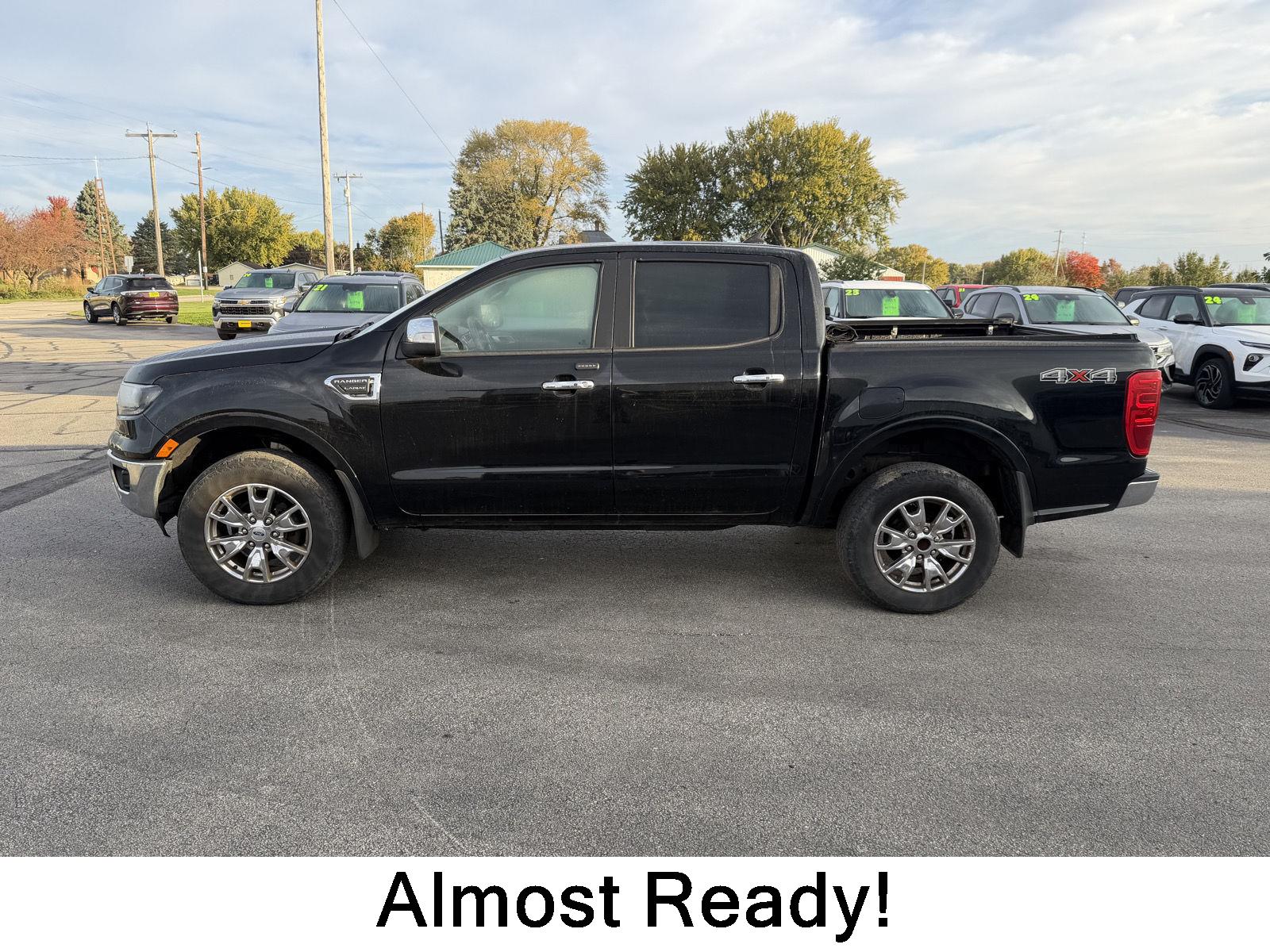 Shadow Black 2019 Ford Ranger Pickup Truck Four-Wheel Drive Automatic