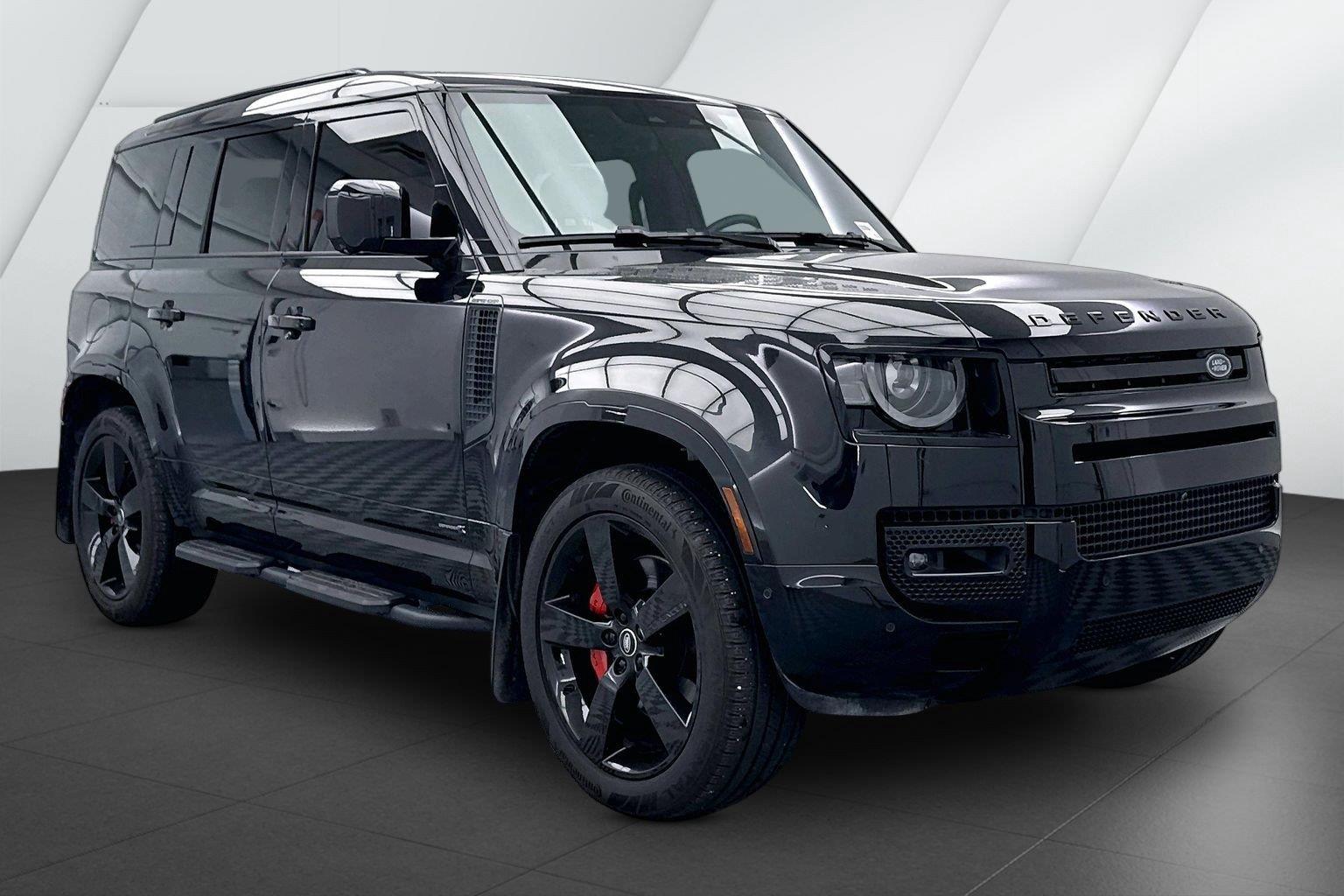 Santorini Black Metallic 2025 Land Rover Defender SUV / Crossover All-Wheel Drive Automatic