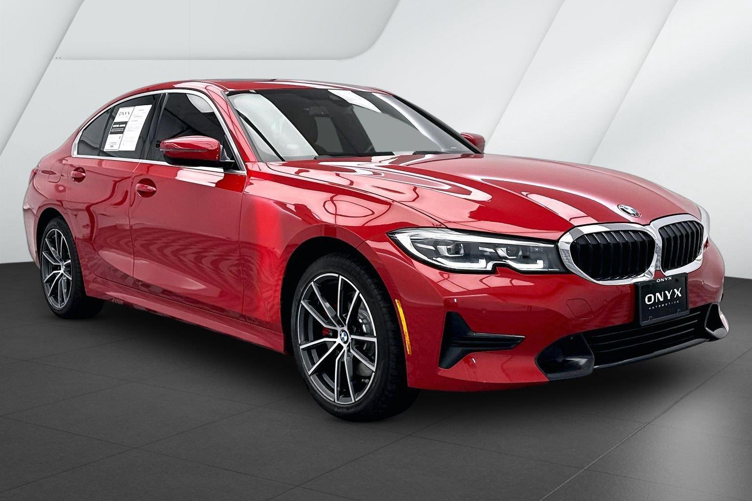 Melbourne Red Metallic 2022 BMW 3 Series Sedan All-Wheel Drive Automatic