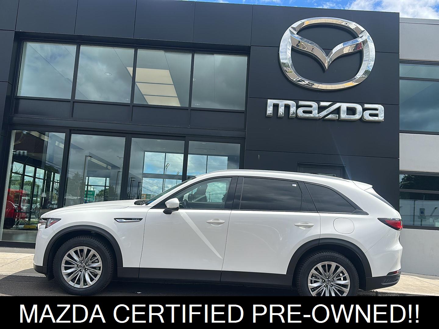 Rhodium White Premium 2024 Mazda CX-90 PHEV Preferred AWD SUV / Crossover All-Wheel Drive Automatic