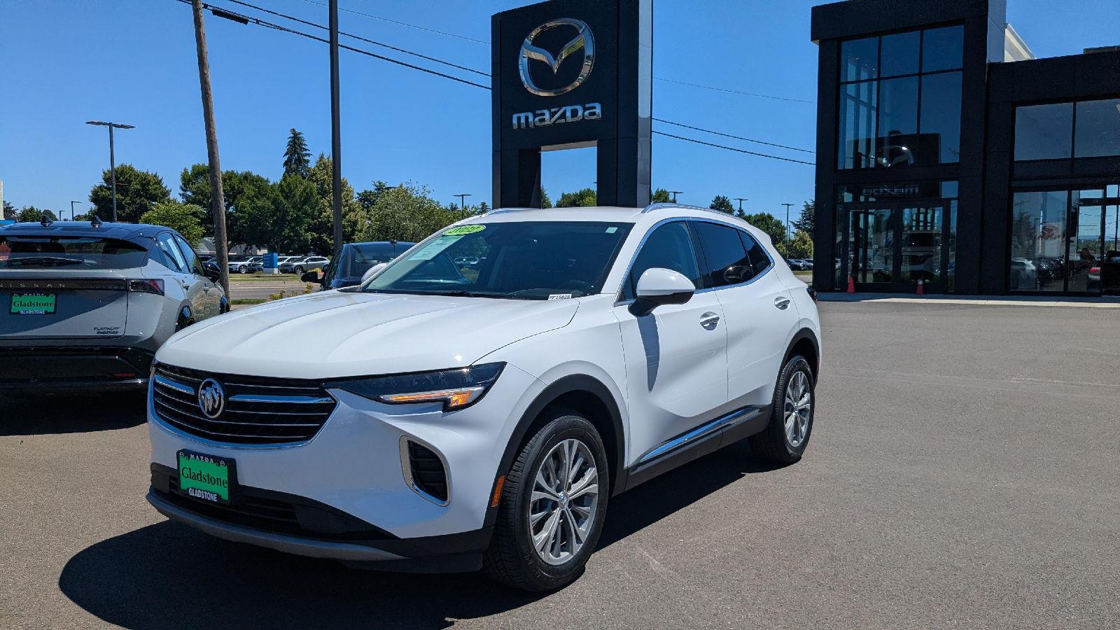 Summit White 2022 Buick Envision SUV / Crossover Front-Wheel Drive 9-Speed Automatic