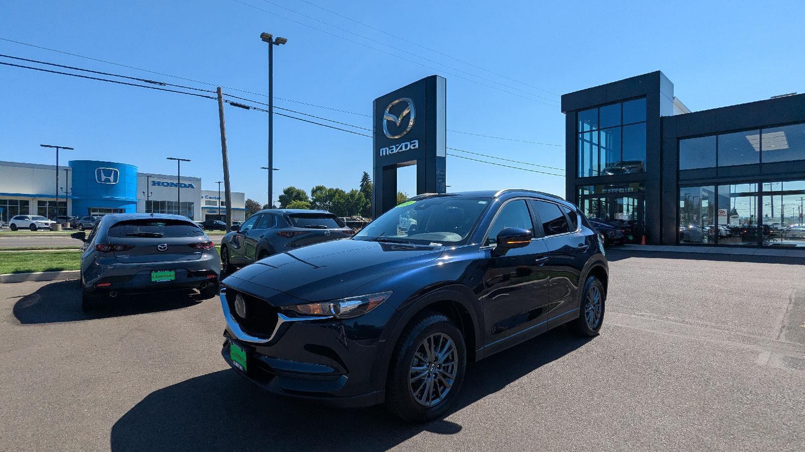 Deep Crystal Blue Mica 2021 Mazda CX-5 SUV / Crossover All-Wheel Drive Automatic