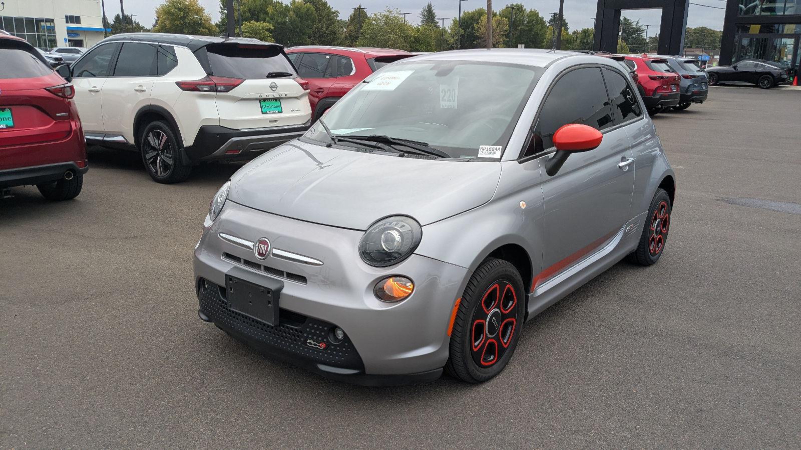 Pompei Silver 2018 FIAT 500e Hatchback Front-Wheel Drive Automatic