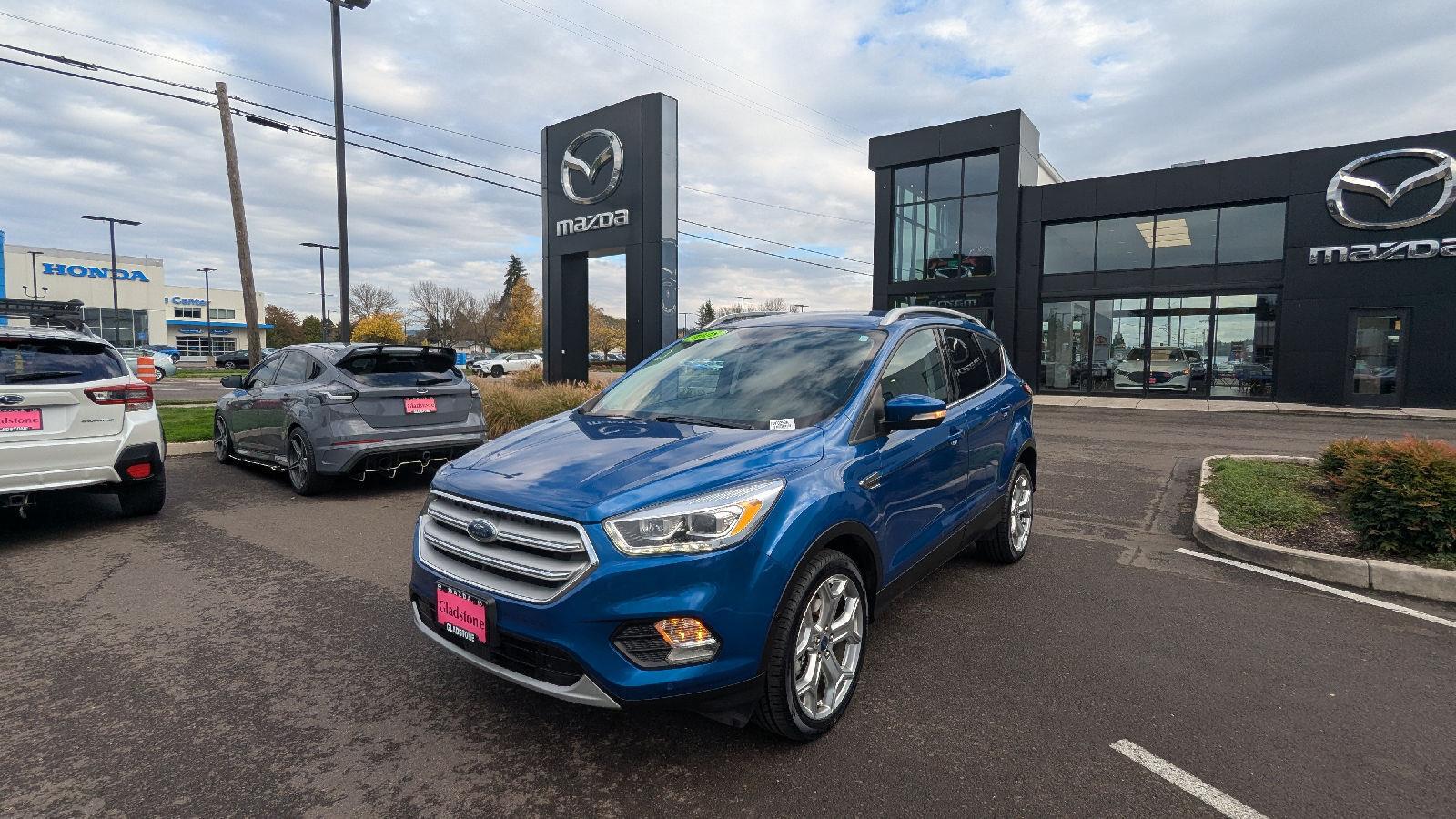 Lightning Blue Metallic 2018 Ford Escape SUV / Crossover All-Wheel Drive 6-Speed Automatic