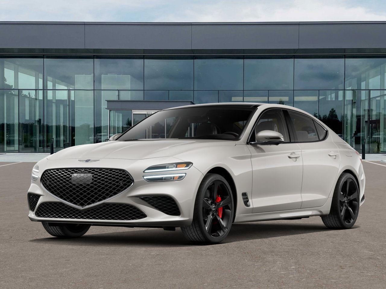 RED/OBSIDIAN BLACK 2026 Genesis G70 Sedan Rear-Wheel Drive Automatic