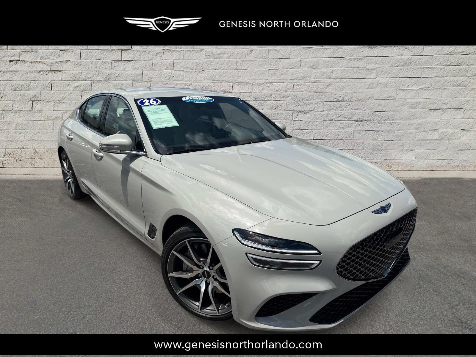 Vatna Gray 2026 Genesis G70 Sedan Rear-Wheel Drive Automatic