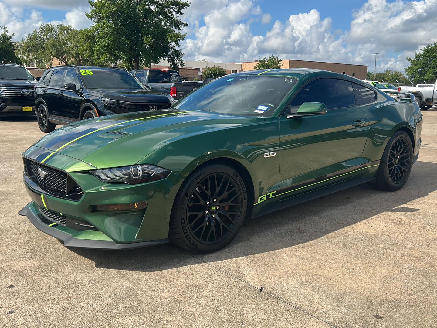 Eruption Green 2022 Ford Mustang Coupe Rear-Wheel Drive Automatic