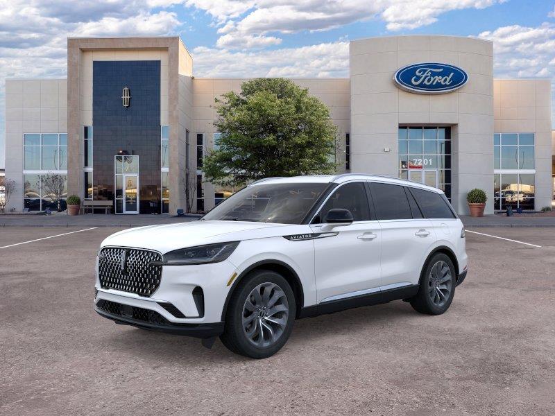 Pristine White Metallic Tri-Coat 2026 Lincoln Aviator SUV / Crossover Rear-Wheel Drive Automatic