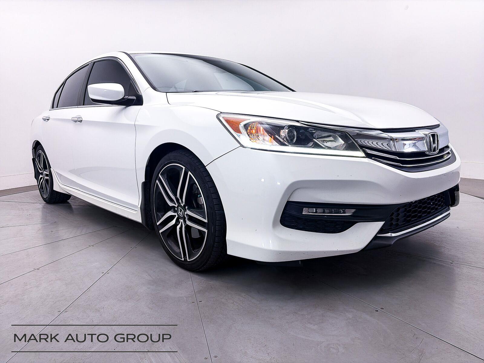 White Orchid Pearl 2016 Honda Accord Sedan Front-Wheel Drive Continuously Variable Transmission