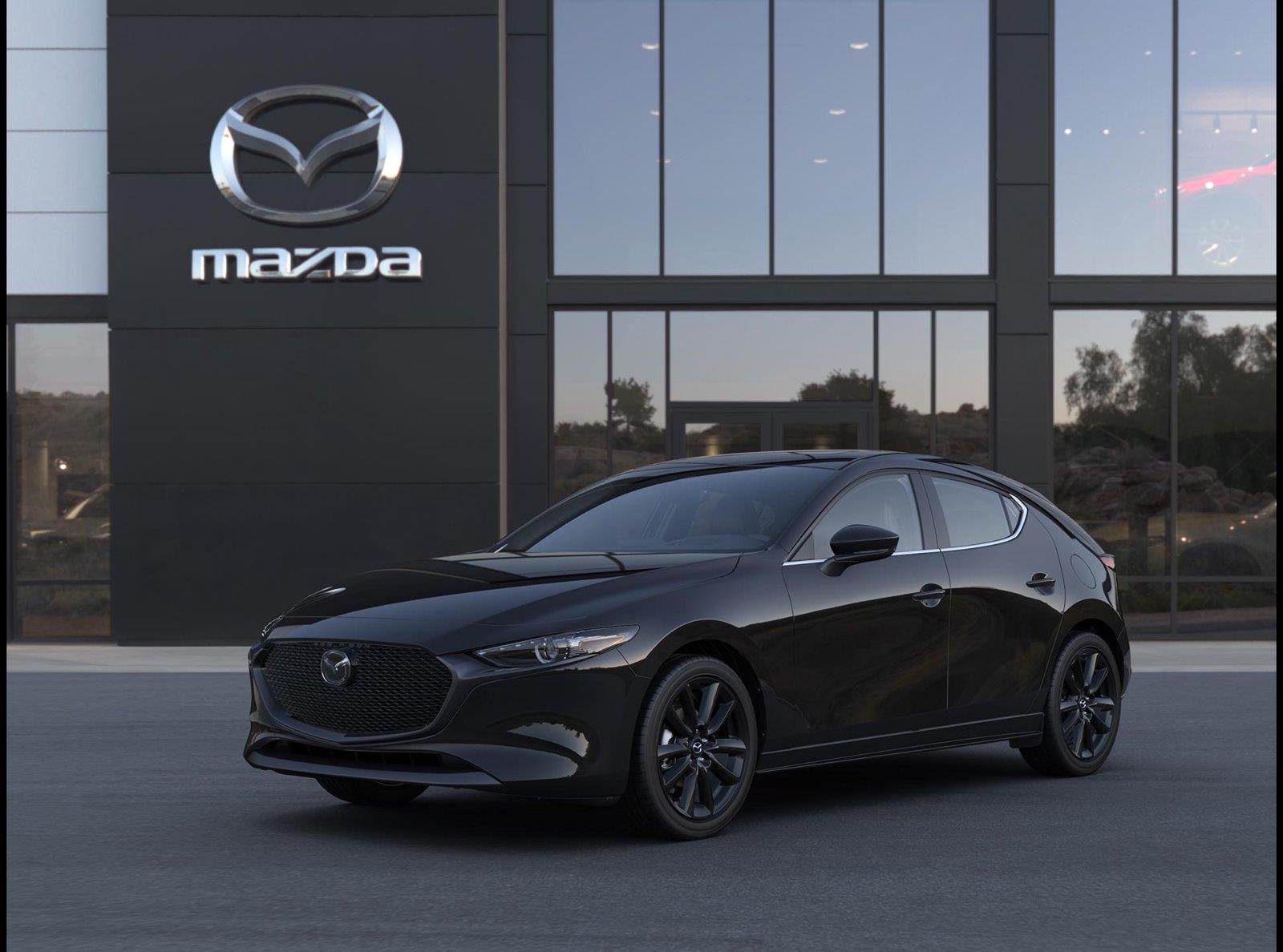 Jet Black 2026 Mazda MAZDA3 Hatchback Front-Wheel Drive 6-Speed Manual