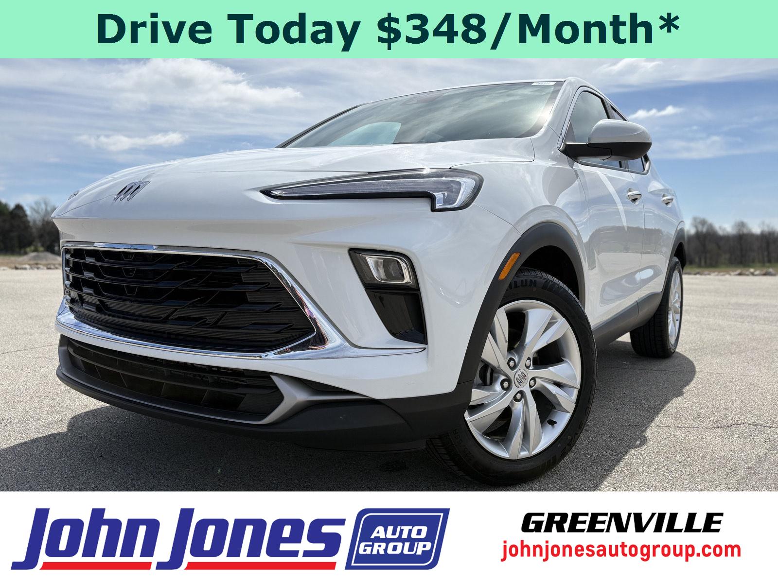 Summit White 2025 Buick Encore GX Preferred FWD SUV / Crossover Front-Wheel Drive Continuously Variable Transmission
