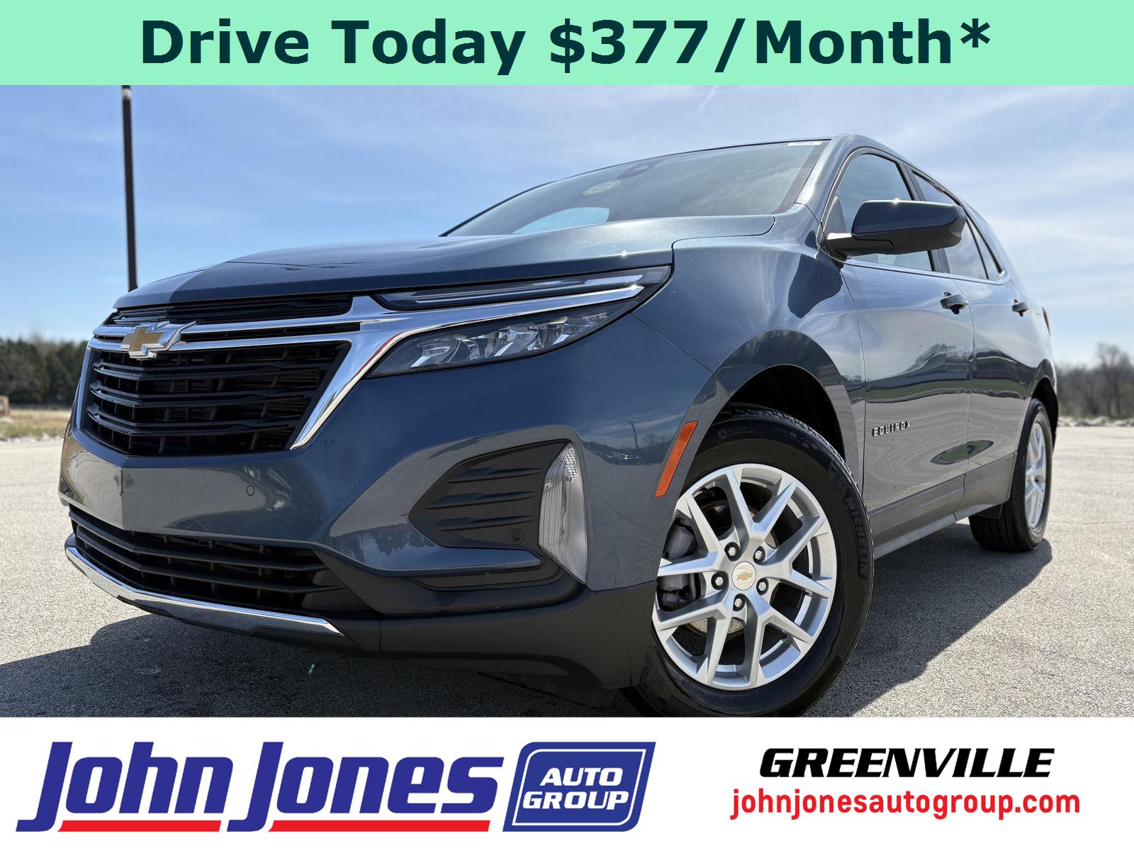 Lakeshore Blue Metallic 2024 Chevrolet Equinox LT FWD with 1LT SUV / Crossover Front-Wheel Drive 6-Speed Automatic Overdrive