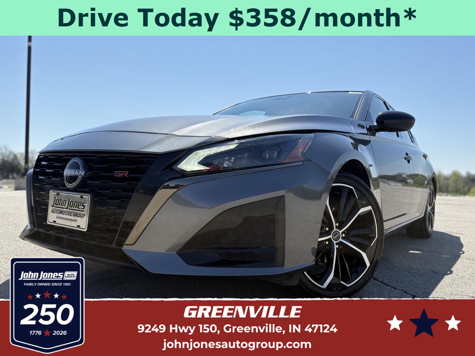 Gray (Gun Metallic) 2024 Nissan Altima 2.5 SR FWD Sedan Front-Wheel Drive Continuously Variable Transmission