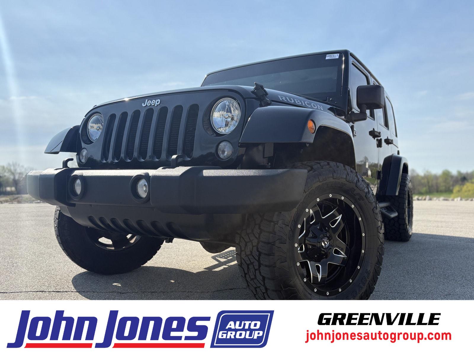 Black Clearcoat 2015 Jeep Wrangler Unlimited Rubicon 4WD SUV / Crossover Four-Wheel Drive 5-Speed Automatic
