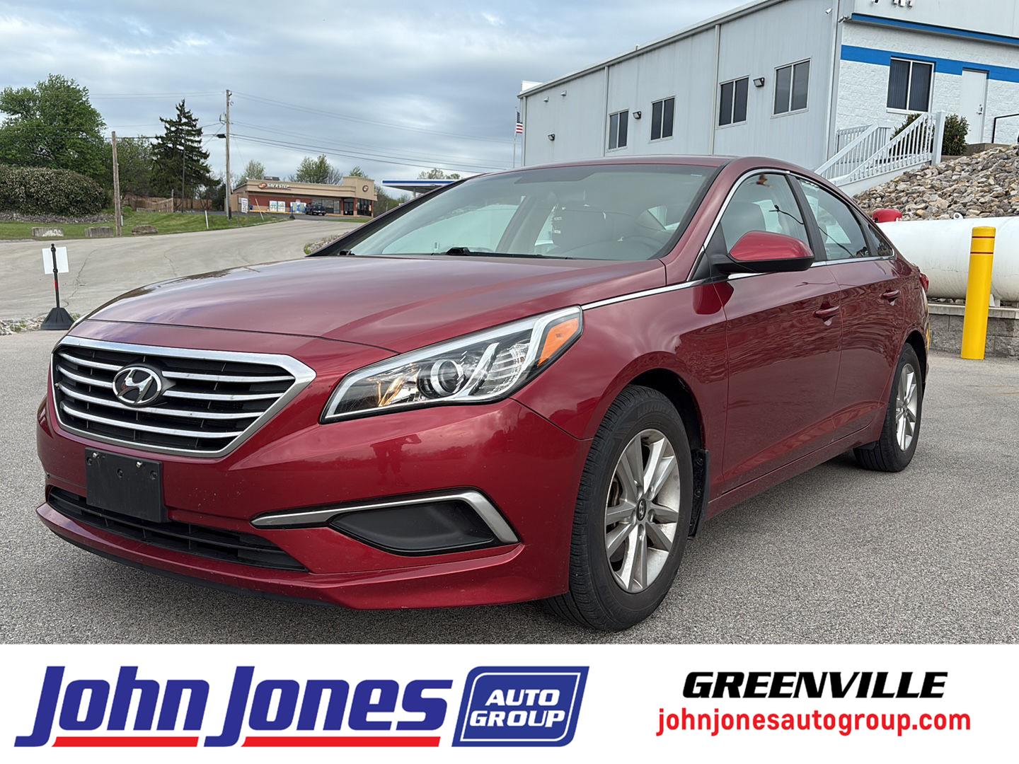 Venetian Red 2016 Hyundai Sonata SE FWD Sedan Front-Wheel Drive Automatic