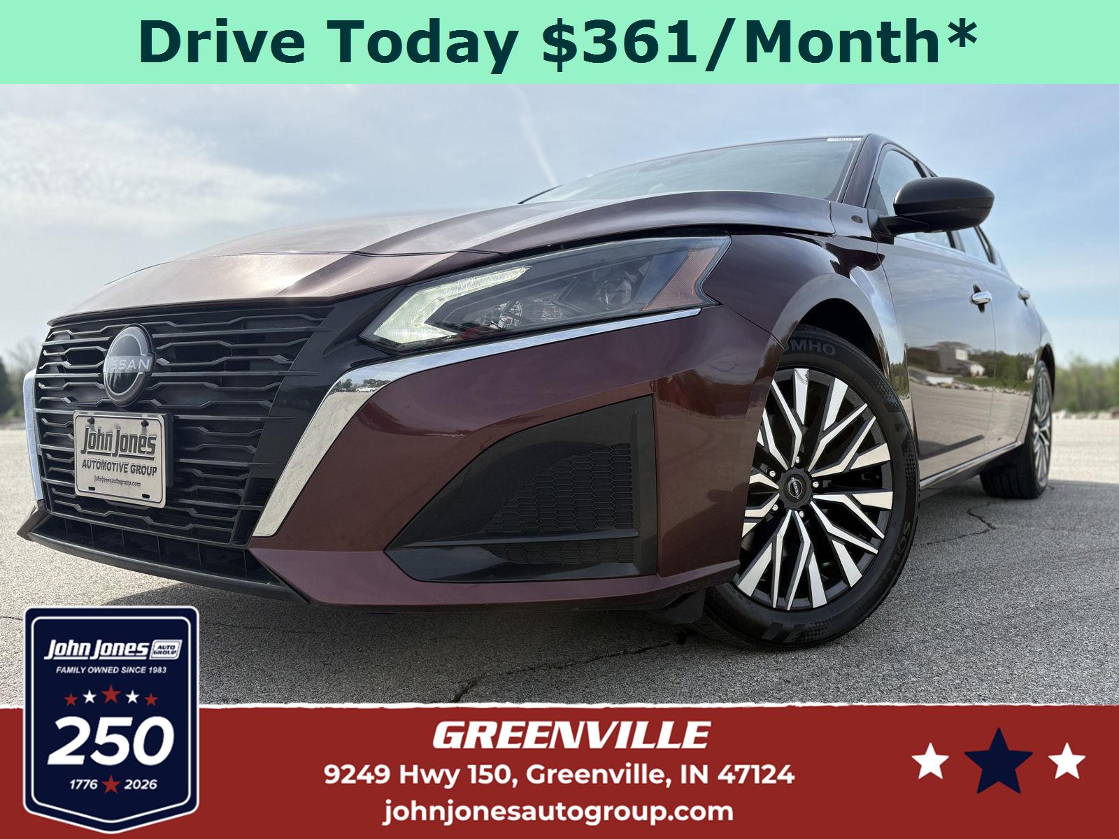 Garnet Pearl Metallic 2025 Nissan Altima Sedan Front-Wheel Drive Continuously Variable Transmission