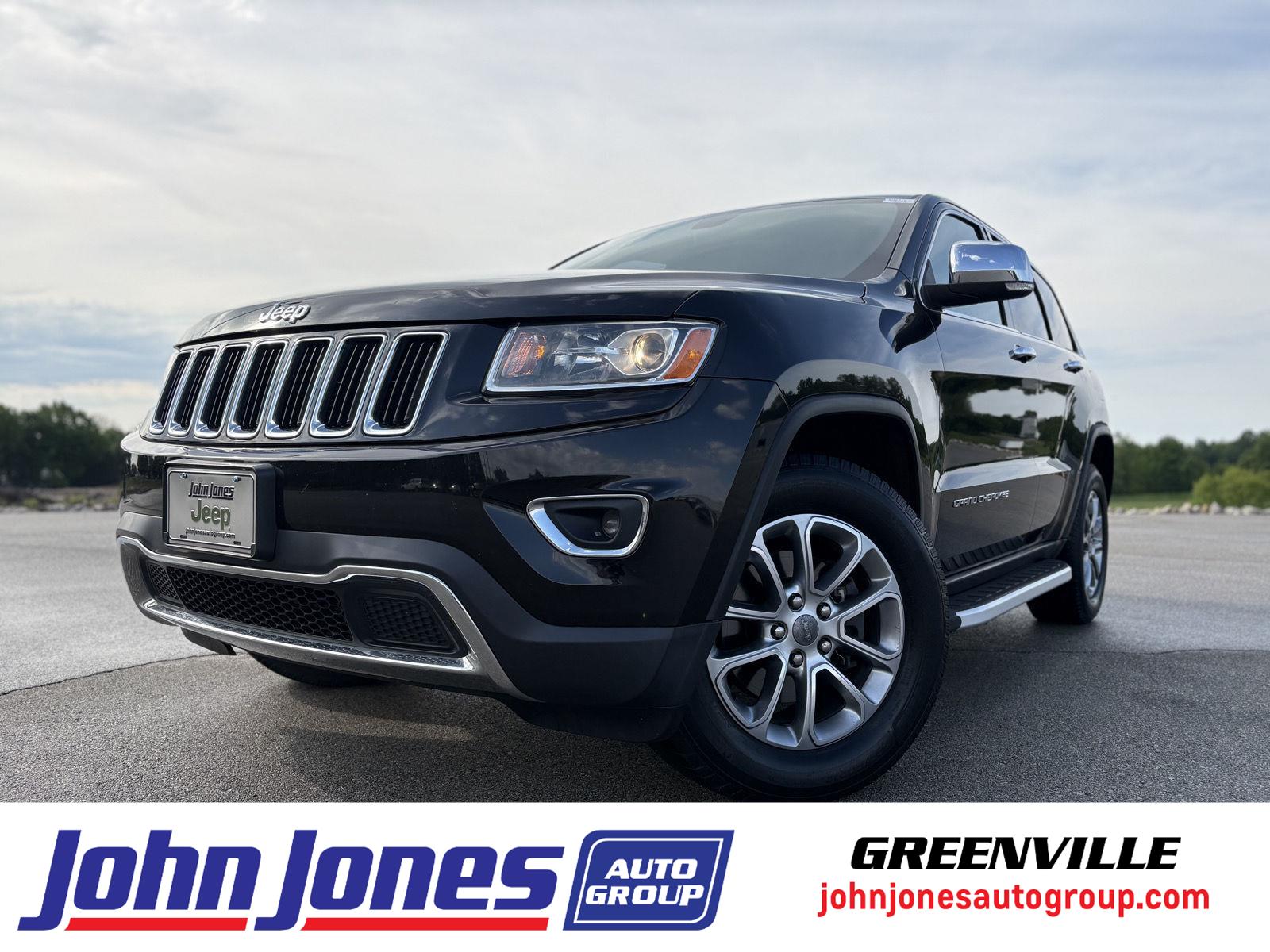 Brilliant Black Crystal Pearlcoat 2014 Jeep Grand Cherokee Limited 4WD SUV / Crossover Four-Wheel Drive 8-Speed Automatic