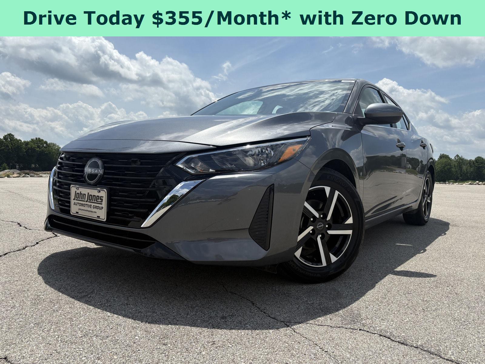Atlantic Gray Metallic 2025 Nissan Sentra Sedan Front-Wheel Drive Continuously Variable Transmission