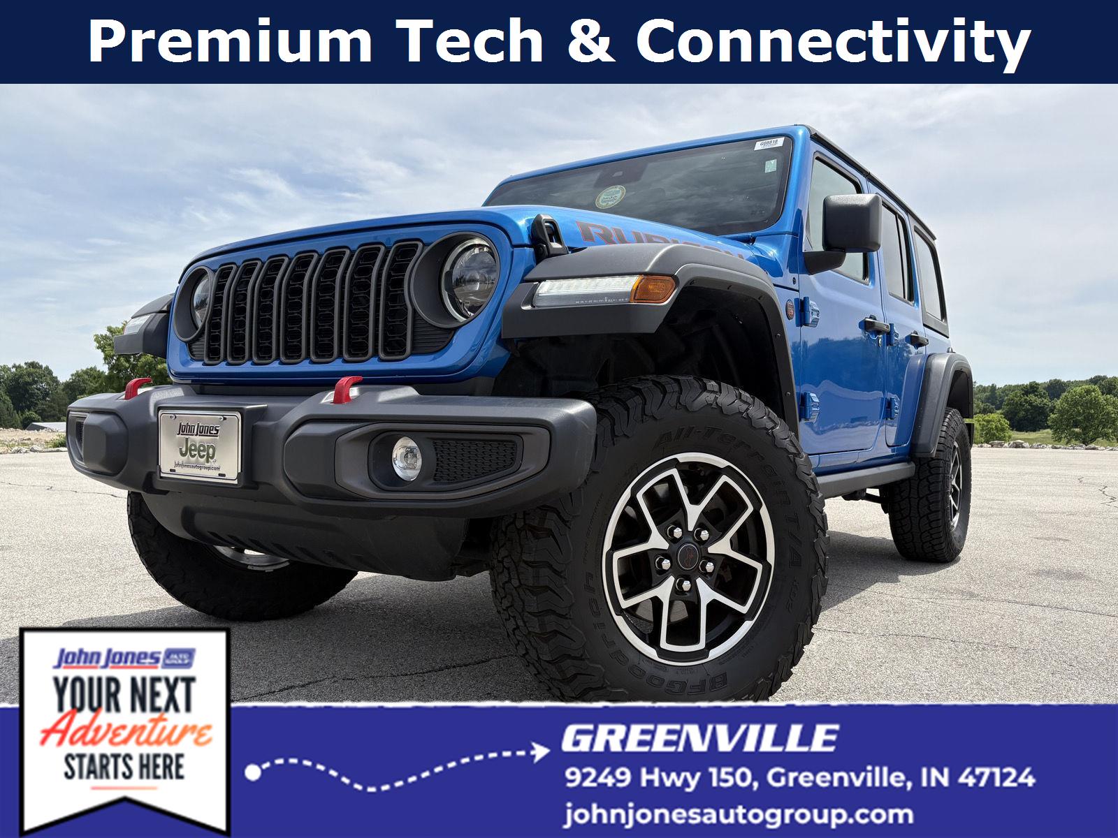 Hydro Blue Pearlcoat 2025 Jeep Wrangler SUV / Crossover Four-Wheel Drive 8-Speed Automatic