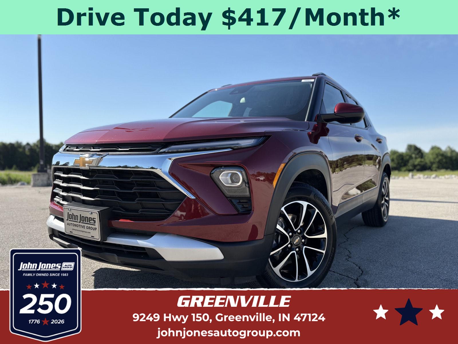 Red (Crimson Metallic) 2025 Chevrolet Trailblazer SUV / Crossover Front-Wheel Drive Continuously Variable Transmission