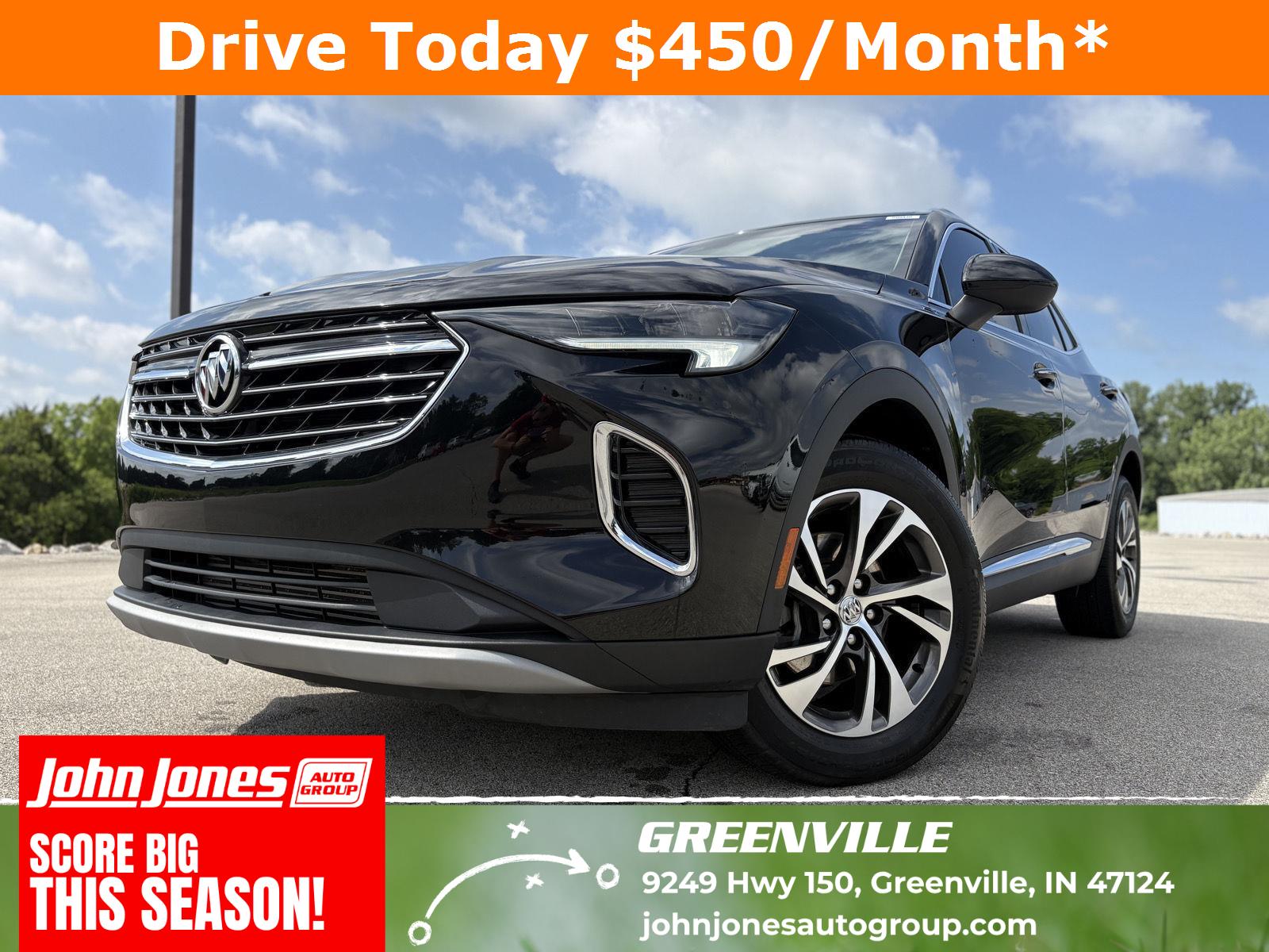 Black (Ebony Twilight Metallic) 2023 Buick Envision SUV / Crossover All-Wheel Drive 9-Speed Automatic