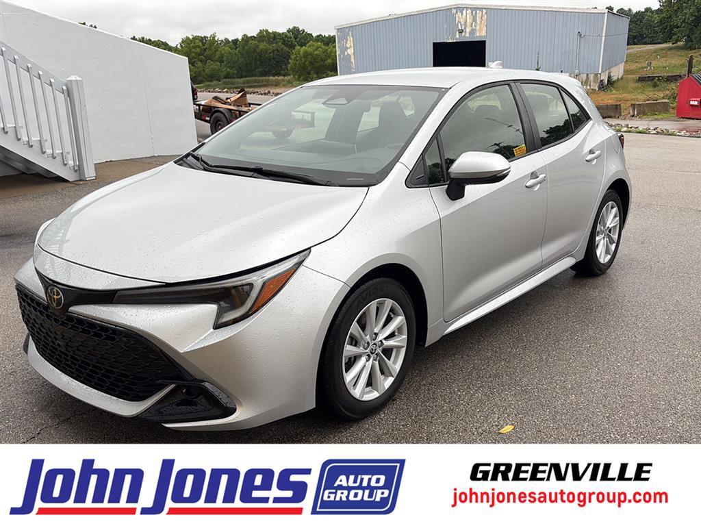 Silver 2024 Toyota Corolla Hatchback SE FWD Hatchback Front-Wheel Drive Continuously Variable Transmission