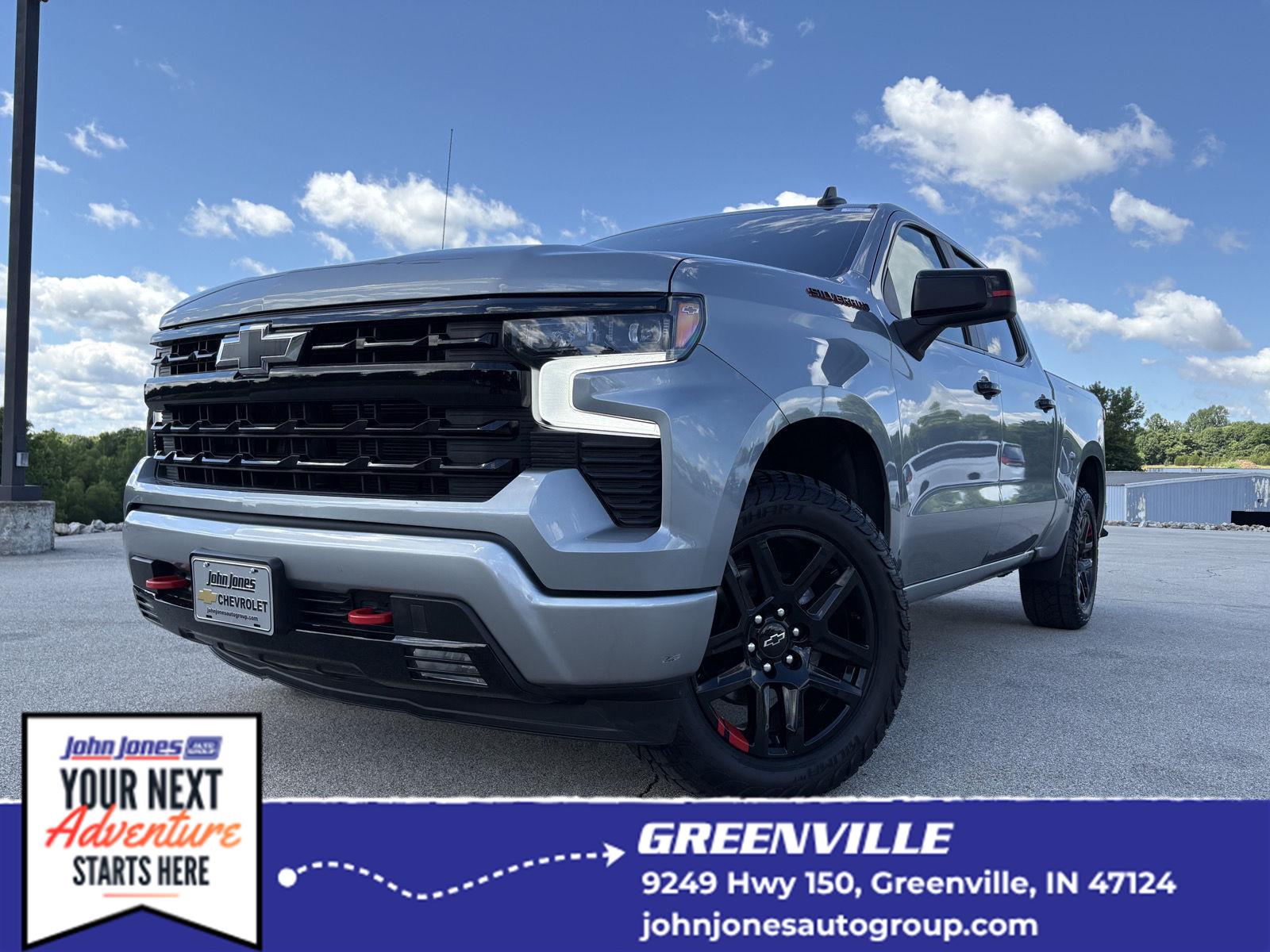 Sterling Gray Metallic 2023 Chevrolet Silverado 1500 Pickup Truck Four-Wheel Drive Automatic