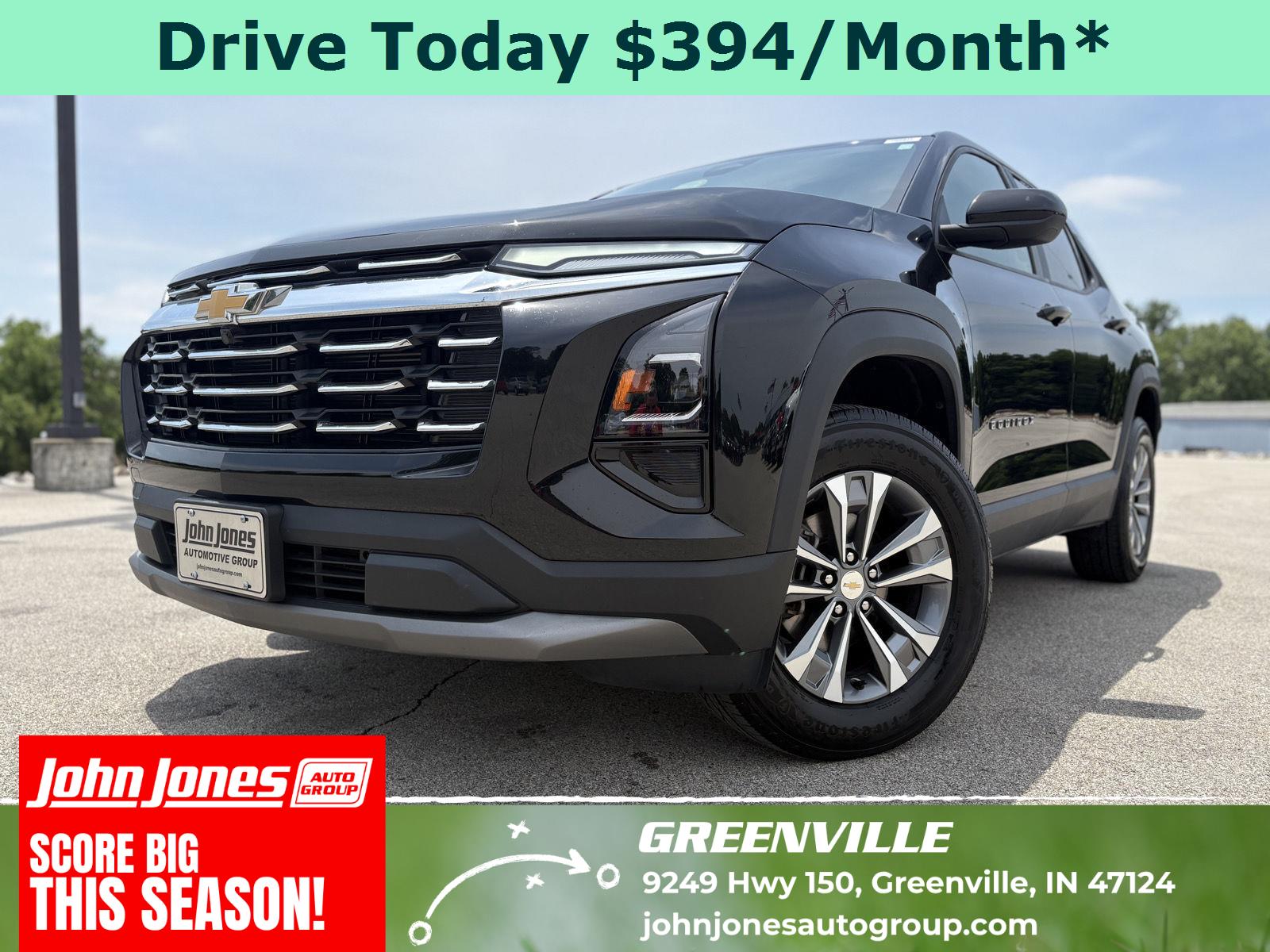 Mosaic Black Metallic 2025 Chevrolet Equinox SUV / Crossover Front-Wheel Drive Continuously Variable Transmission