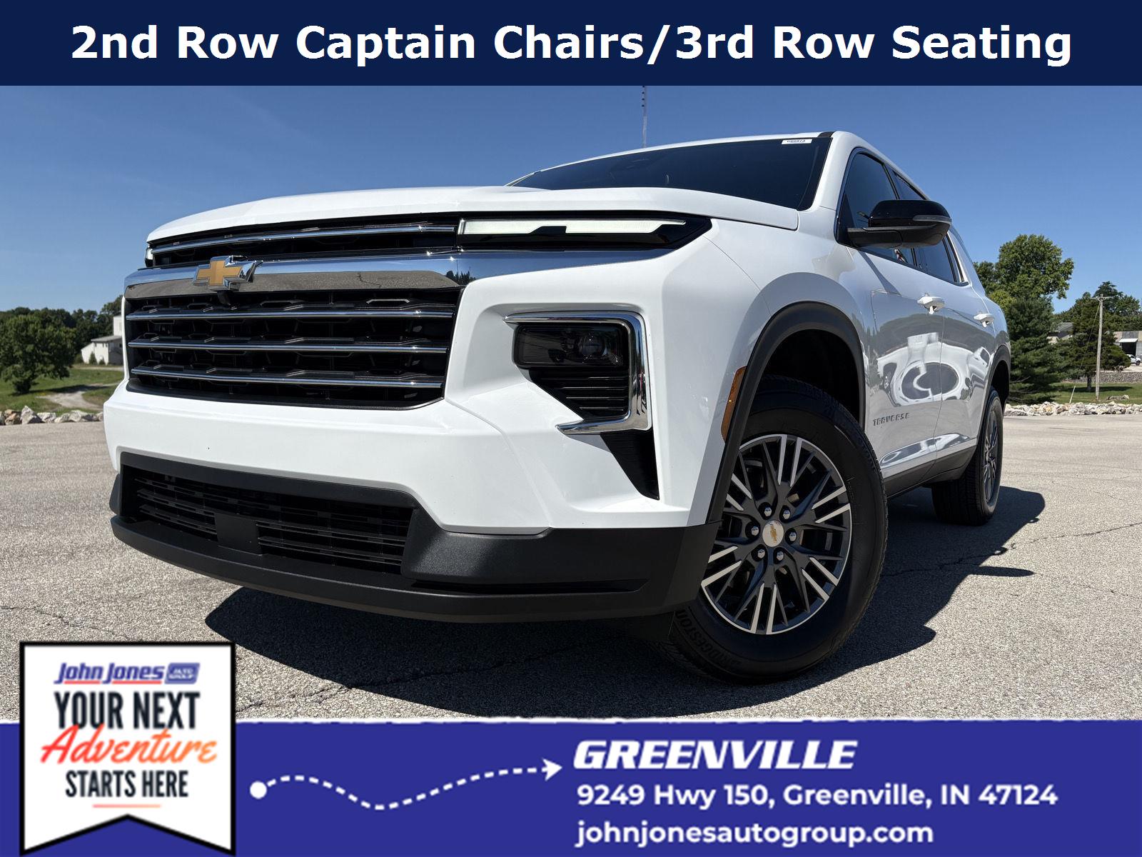 Summit White 2026 Chevrolet Traverse SUV / Crossover Front-Wheel Drive 8-Speed Automatic