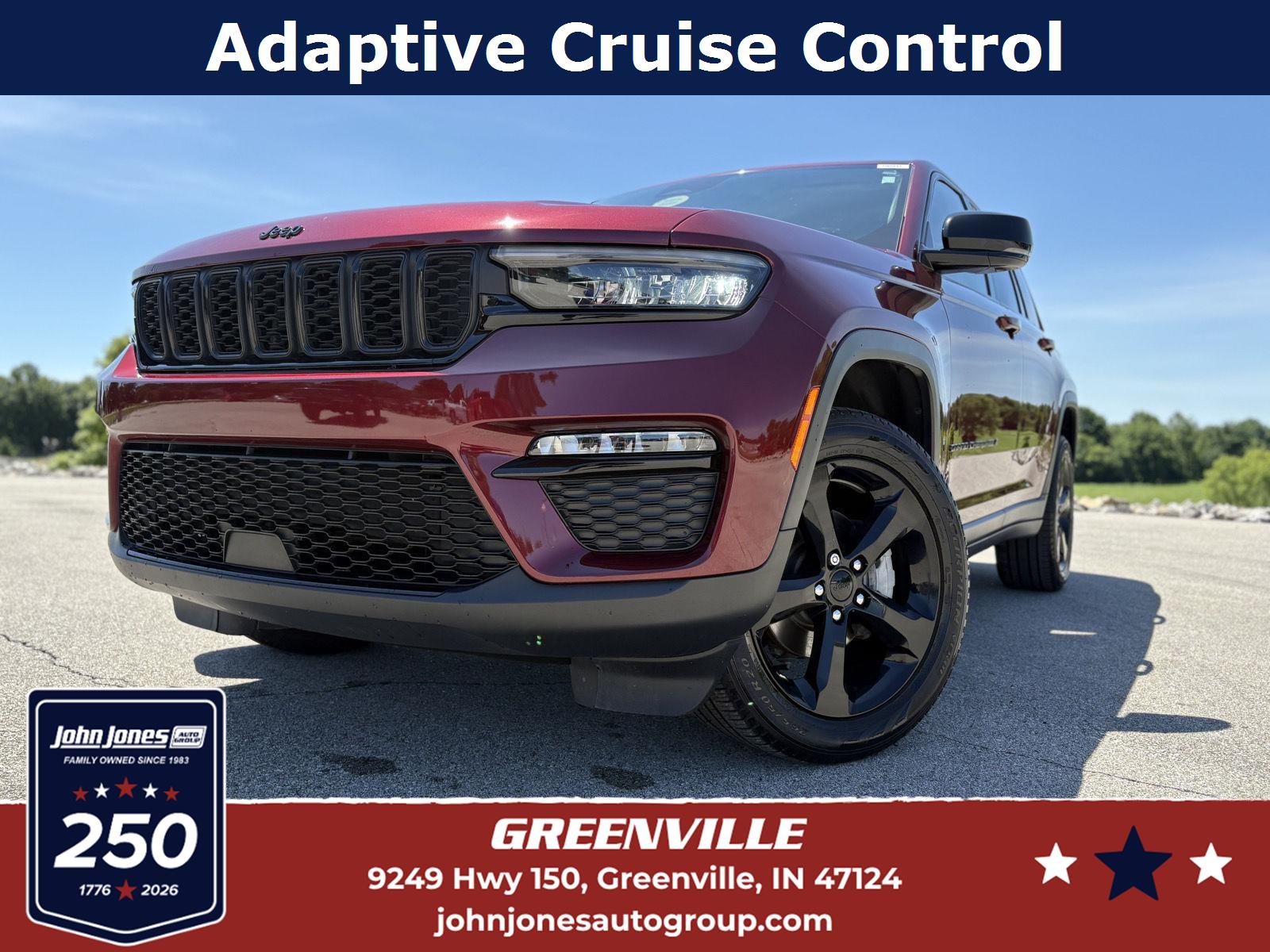 Velvet Red Pearlcoat 2023 Jeep Grand Cherokee SUV / Crossover Four-Wheel Drive 8-Speed Automatic
