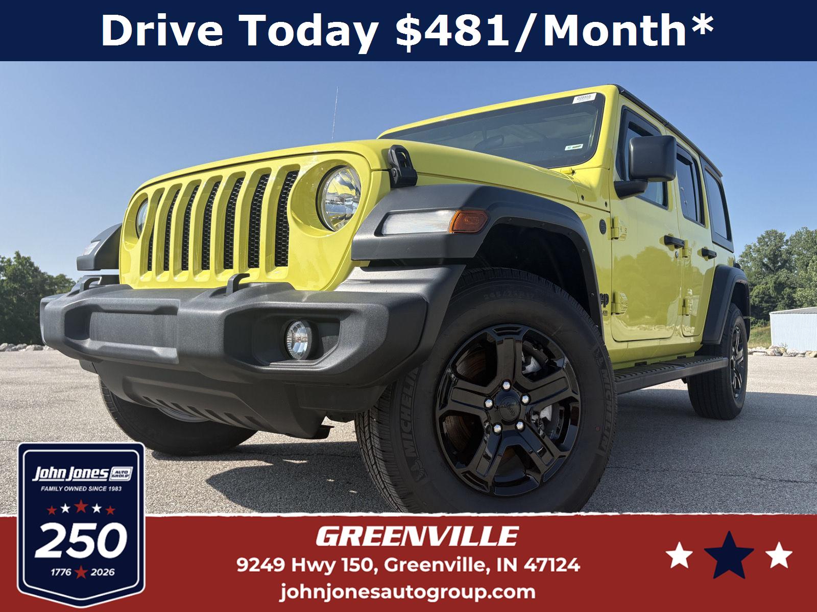 2022 Jeep Wrangler Unlimited Sport S 4WD