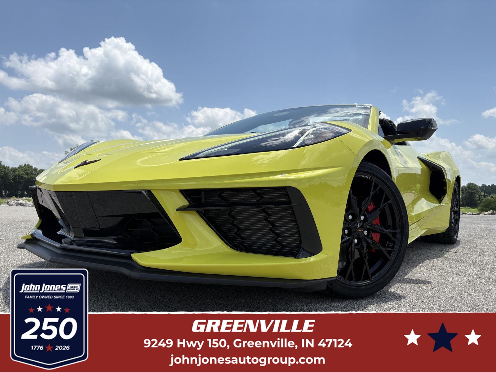 Accelerate Yellow Metallic 2023 Chevrolet Corvette Coupe Rear-Wheel Drive 8-Speed Dual Clutch