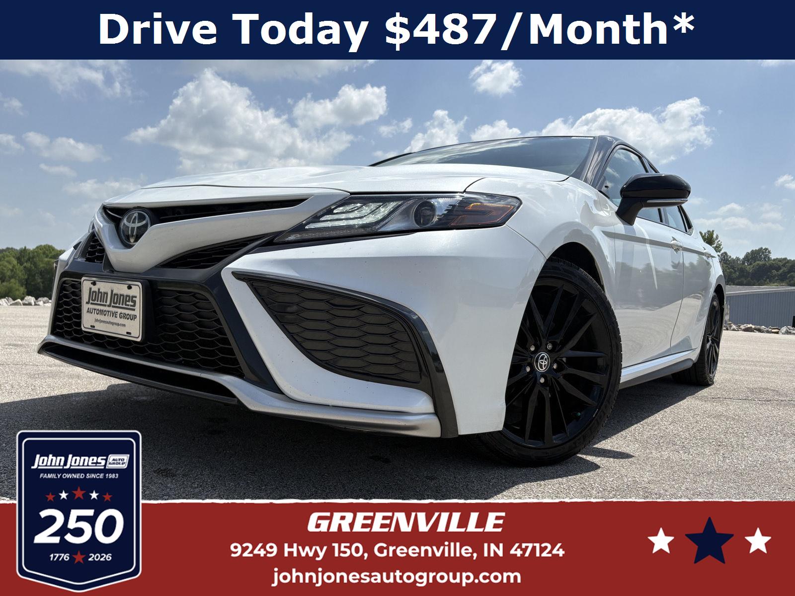 Midnight Black Metallic 2023 Toyota Camry Sedan Front-Wheel Drive Automatic