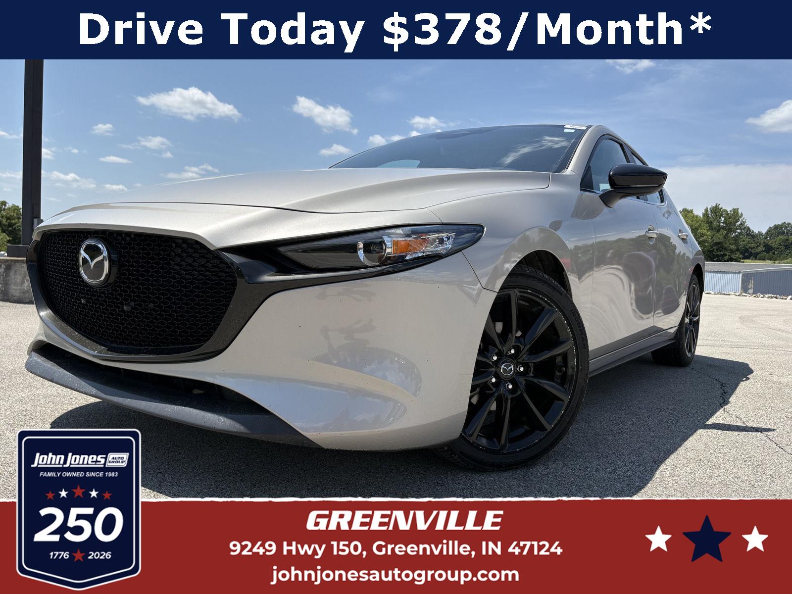 Ceramic Metallic 2025 Mazda MAZDA3 Hatchback Front-Wheel Drive Automatic