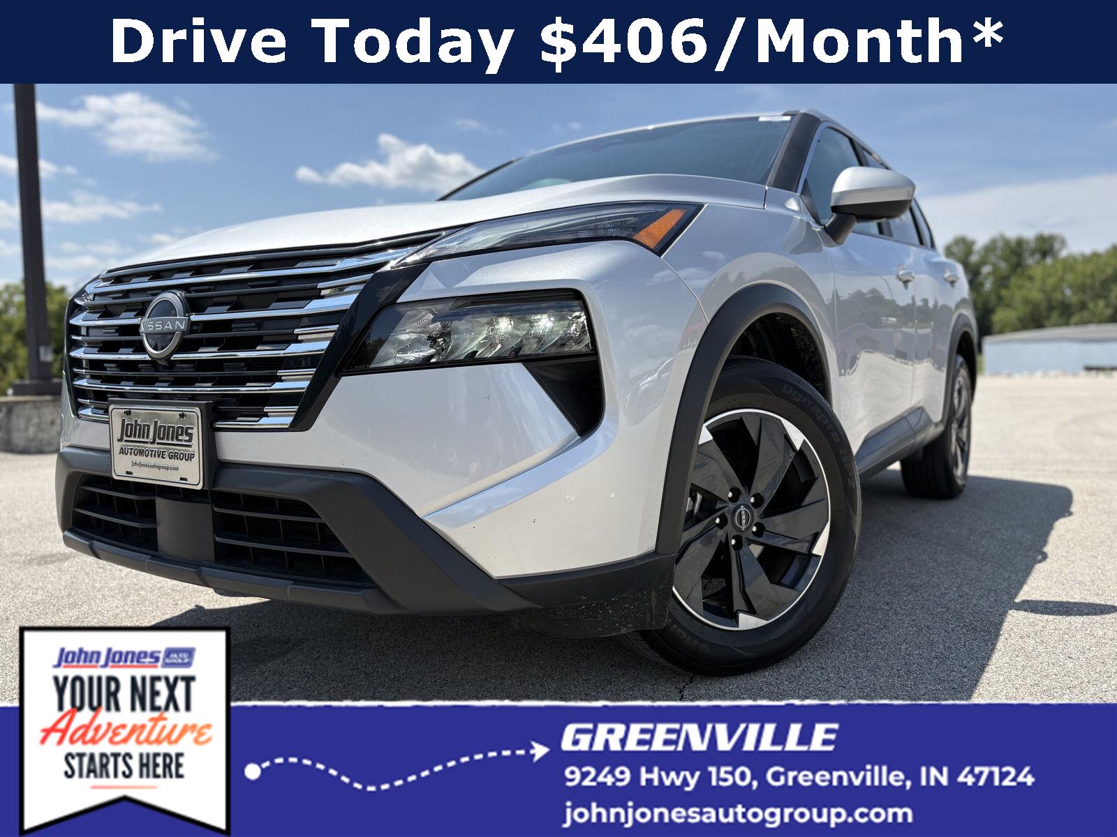 Brilliant Silver Metallic 2025 Nissan Rogue SUV / Crossover All-Wheel Drive Continuously Variable Transmission