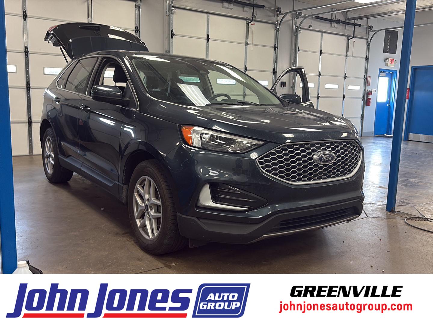 Blue 2024 Ford Edge SUV / Crossover All-Wheel Drive 8-Speed Automatic