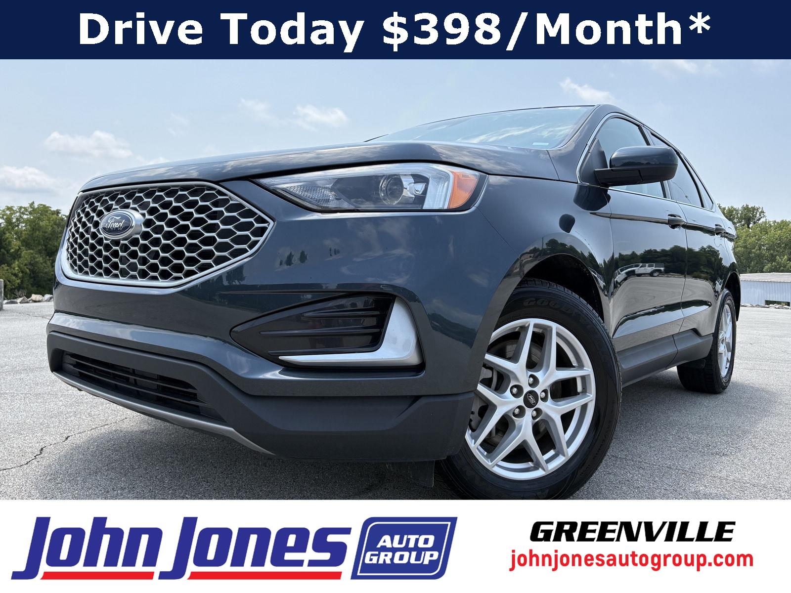 Blue 2024 Ford Edge SUV / Crossover All-Wheel Drive 8-Speed Automatic