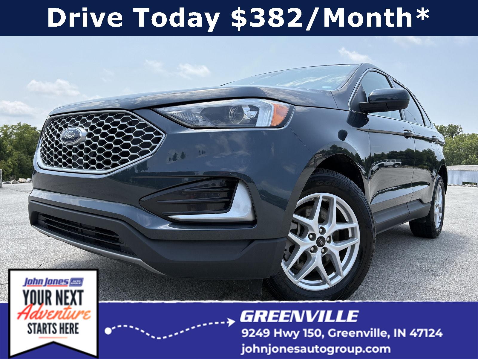 Blue 2024 Ford Edge SUV / Crossover All-Wheel Drive 8-Speed Automatic