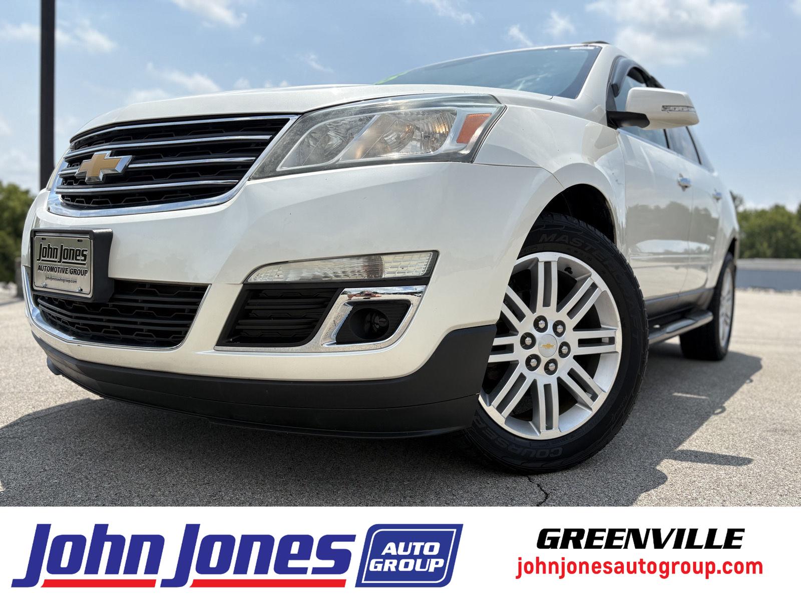 White 2013 Chevrolet Traverse SUV / Crossover Front-Wheel Drive 6-Speed Automatic