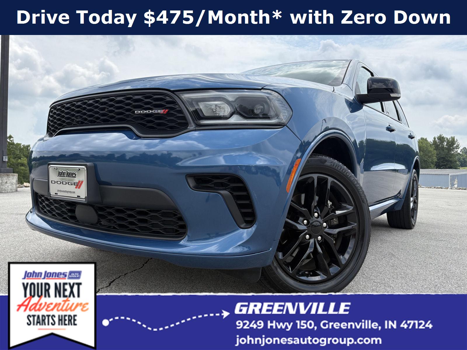 Blue (Frostbite Pearlcoat) 2024 Dodge Durango SUV / Crossover All-Wheel Drive 8-Speed Automatic